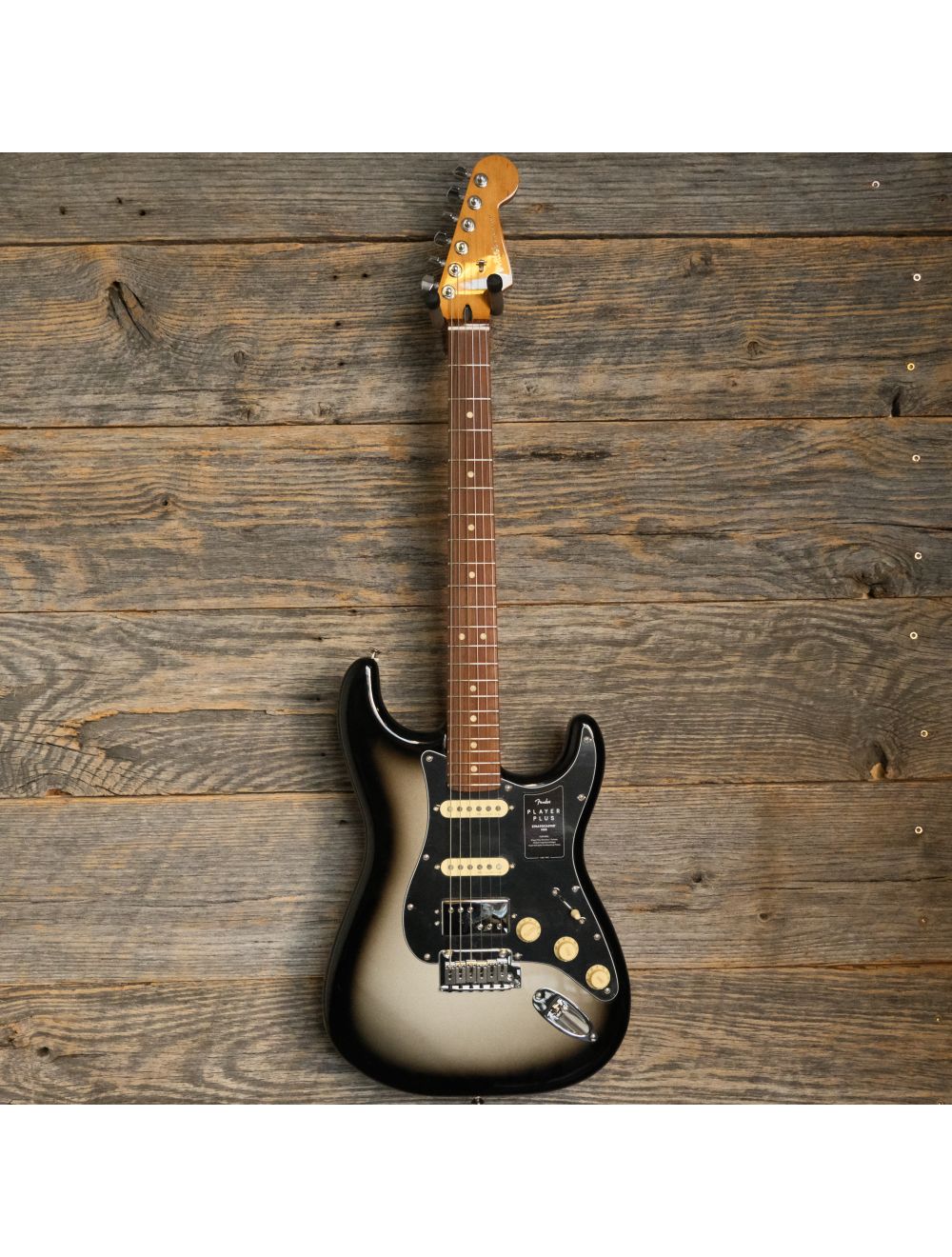 Used Fender Player Plus Stratocaster HSS - Silverburst w/Case