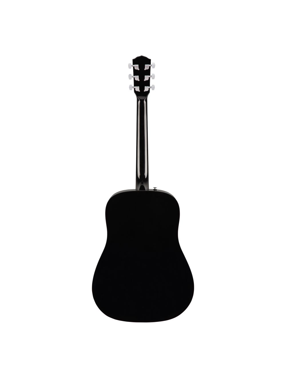 Fender CD-60S Dreadnought Acoustic Guitar - Black w/ Walnut FB