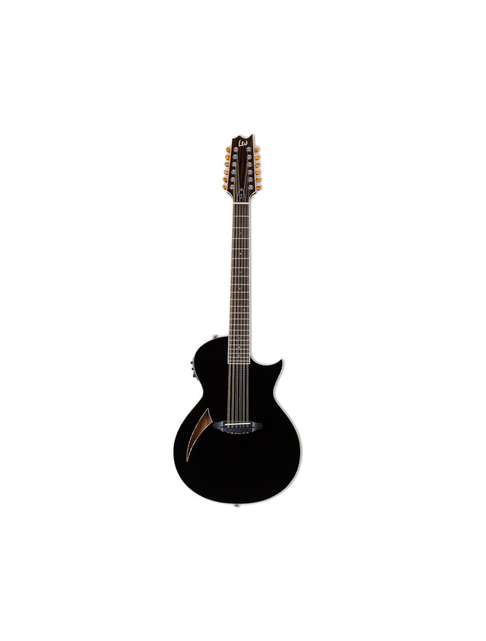 ESP LTD TL 12S 12 String Acoustic Electric Guitar Black