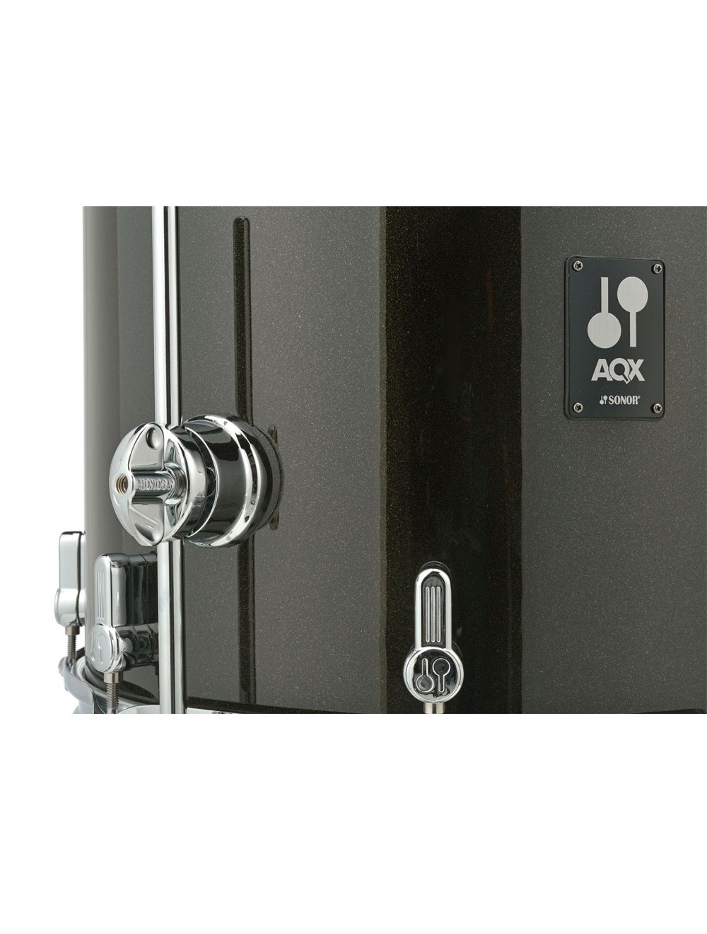 Sonor AQX Micro 4-pc Shell Pack w/ 14" Kick - Black Midnight Sparkle