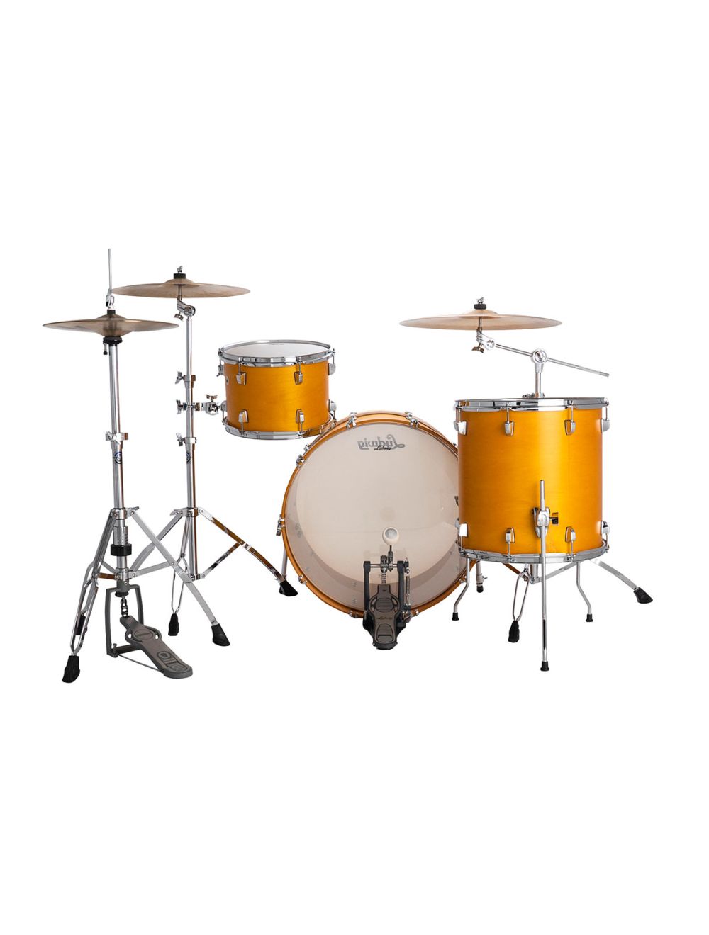 Ludwig Neusonic Pro Beat 3-pc Shell Pack w/ 24" Kick - Golden Slumbers Stain