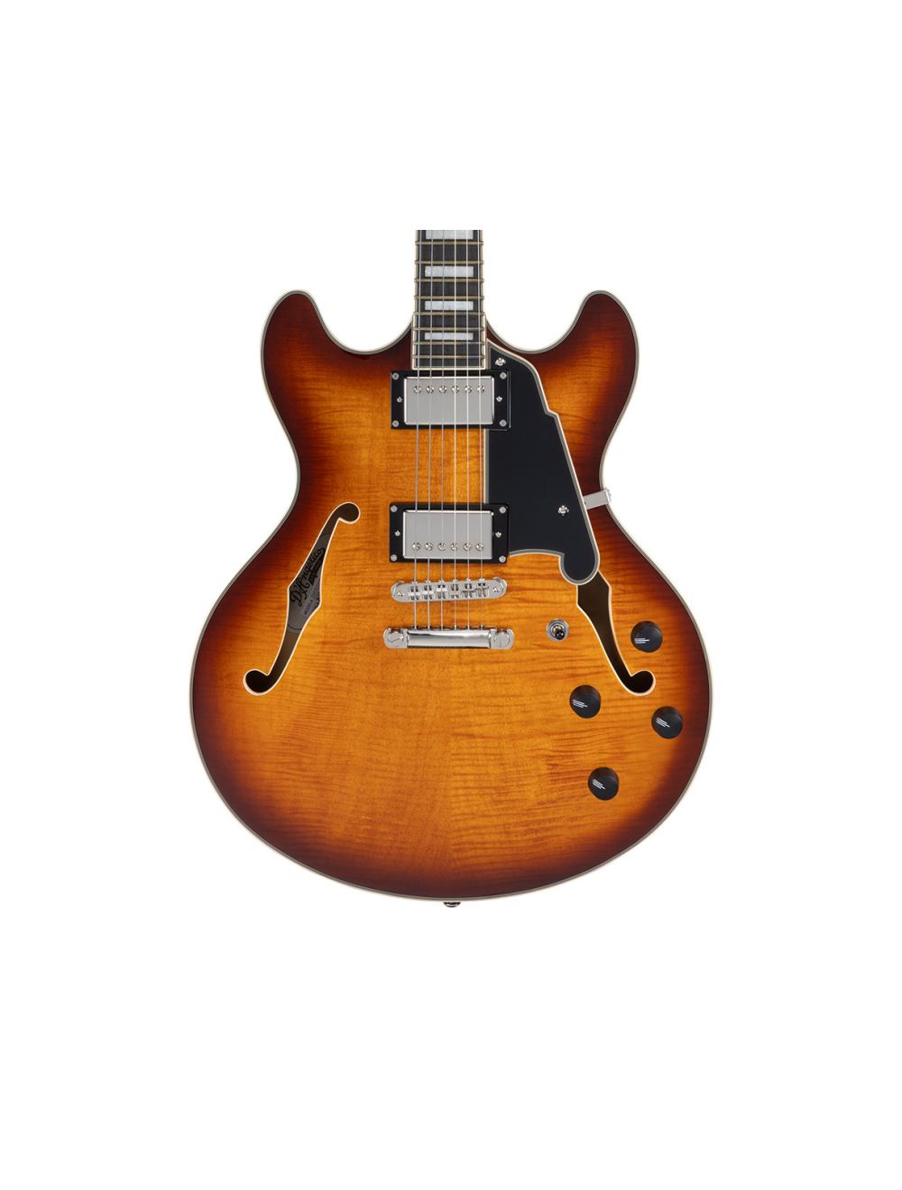 D'Angelico Premier DC Electric Guitar - Dark Iced Tea Burst - Open Box