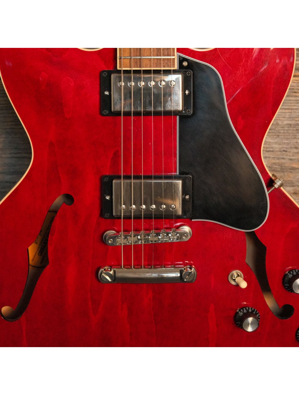 Used Gibson ES-335 50s Neck Semi-Hollow Guitar - 60s Cherry w/OHSC