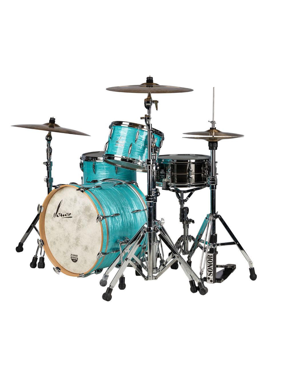 Sonor Vintage Series 3-pc Shell Pack w/ 20" Kick - California Blue
