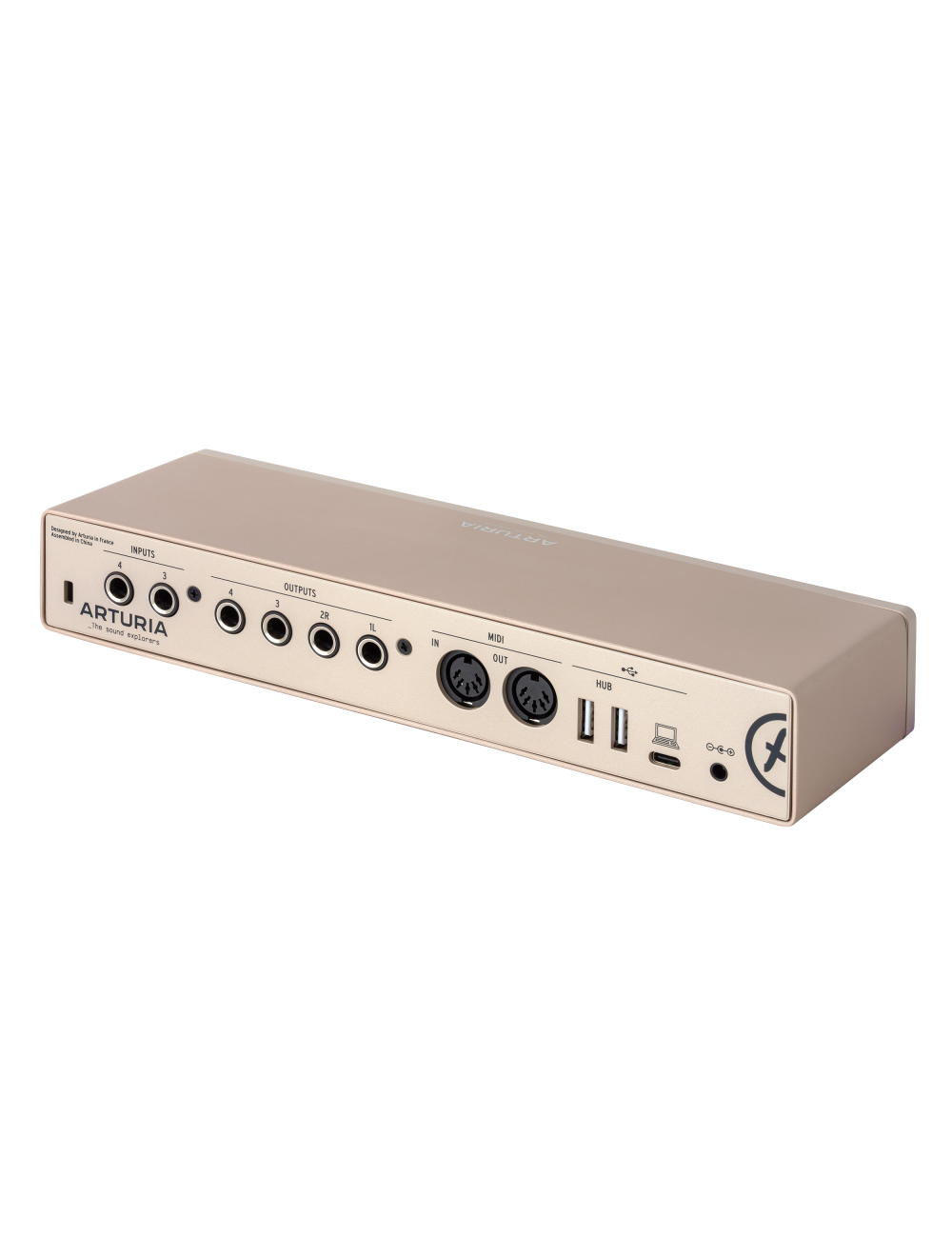 Arturia MiniFuse 4 USB-C Audio Interface - Champagne Edition