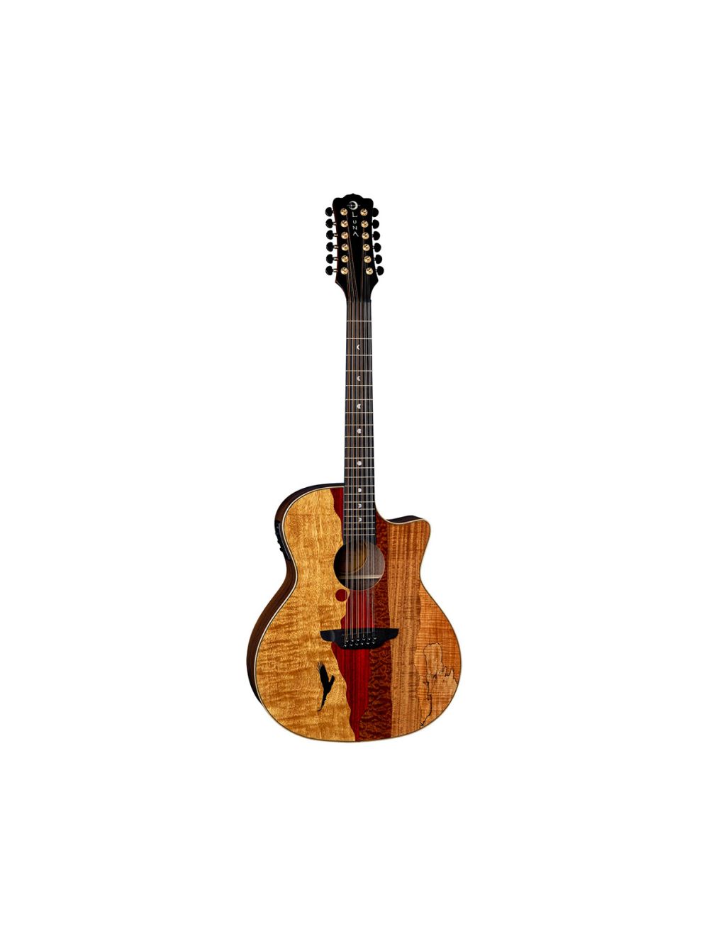 Luna Vista Eagle 12 String Acoustic Electric Guitar