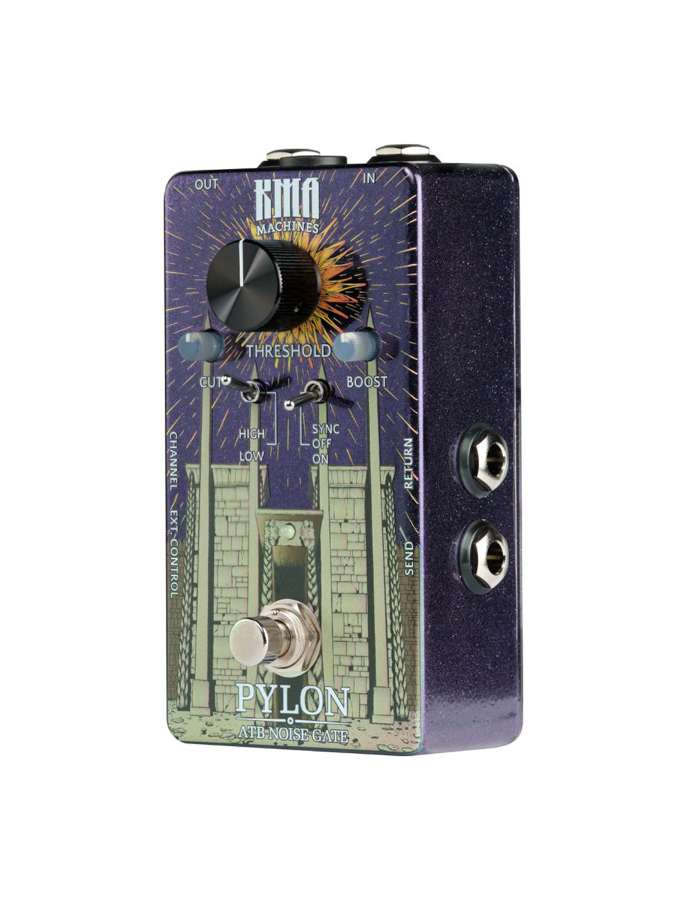 KMA Machines PYLON Advanced Transformer Boost Noise Gate Pedal