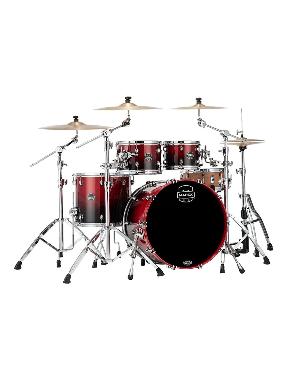 Mapex Saturn Rock 4 Piece Shell Pack - Scarlet Fade