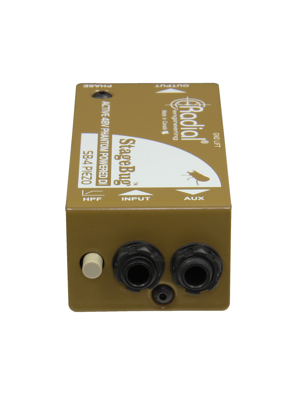 Radial StageBug SB-4 Compact Active DI w/Piezo Input