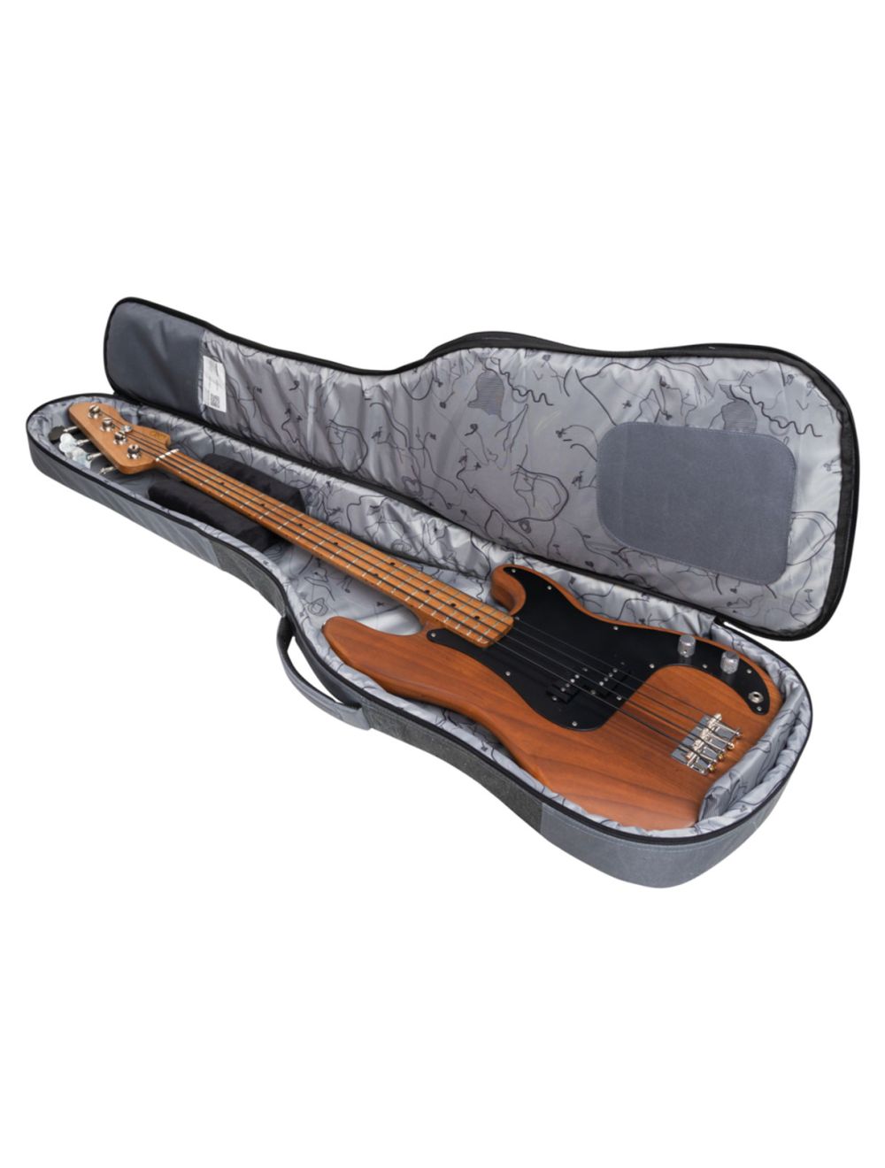 Gator Cases GSSC-BASSGRY Core Series Grey Bass Gig Bag - Open Box