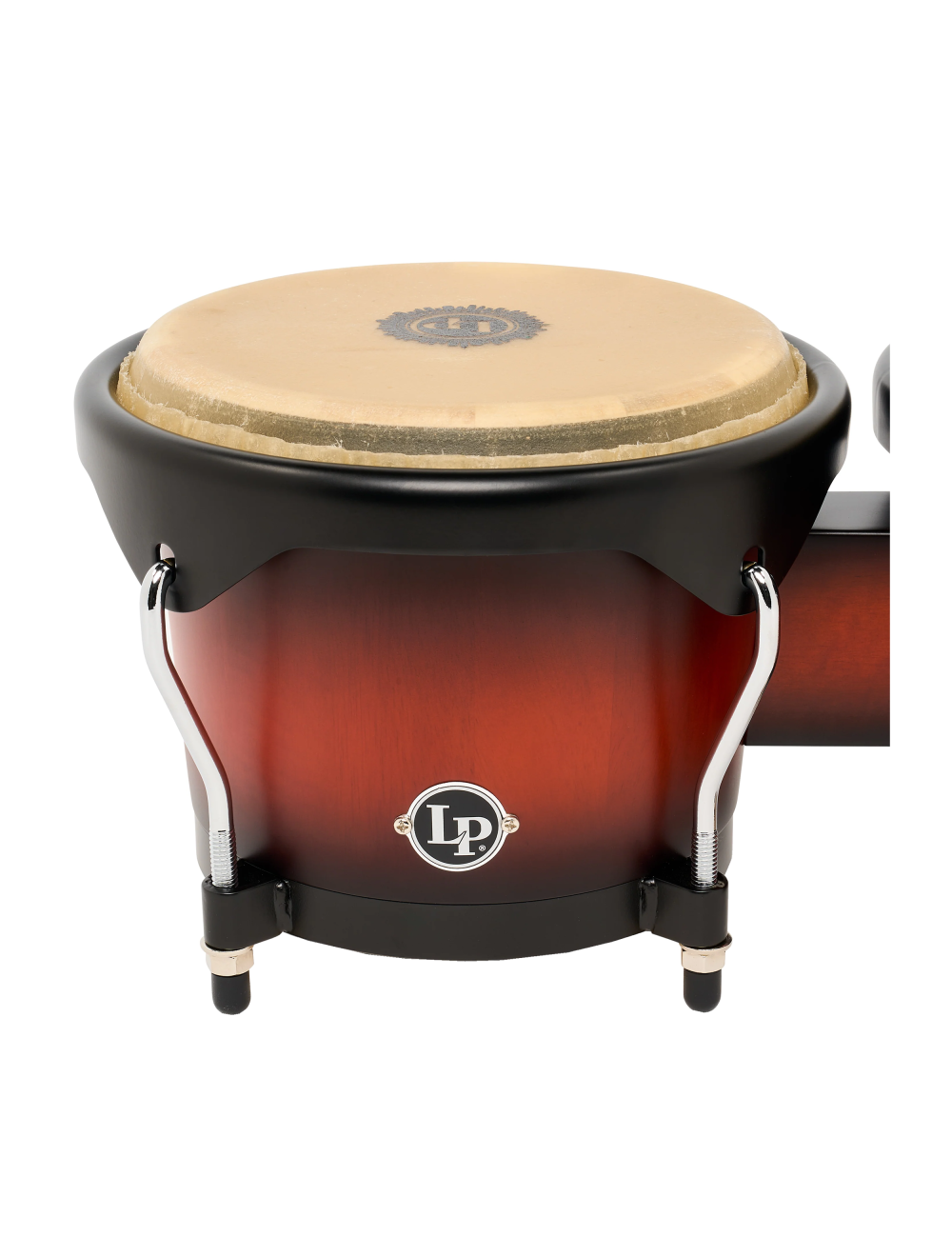 Latin Percussion 6"/7" City II Bongos - Mango Vintage Sunburst Black