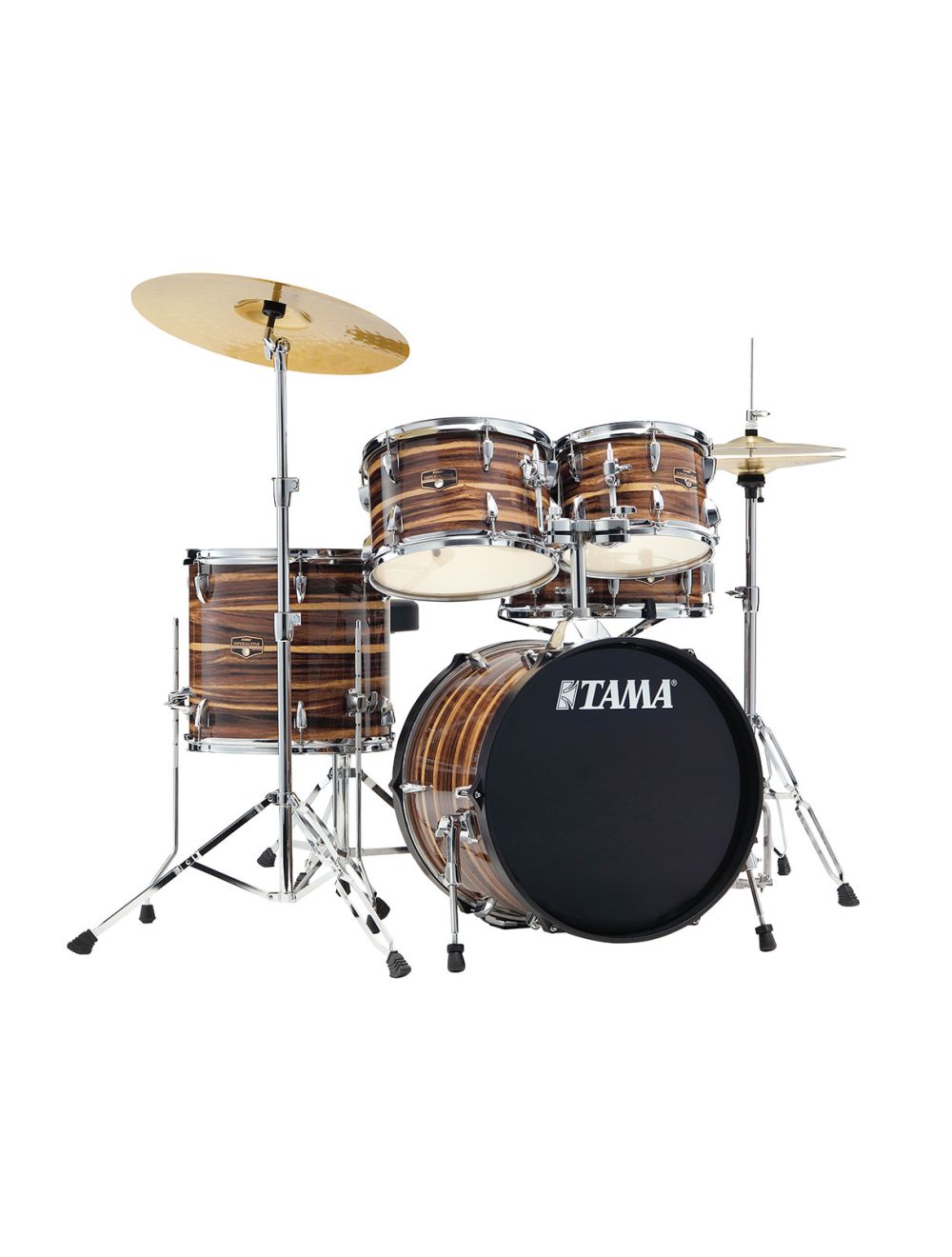 Tama Imperialstar 5-piece Complete Kit - Coffee Teak Wrap