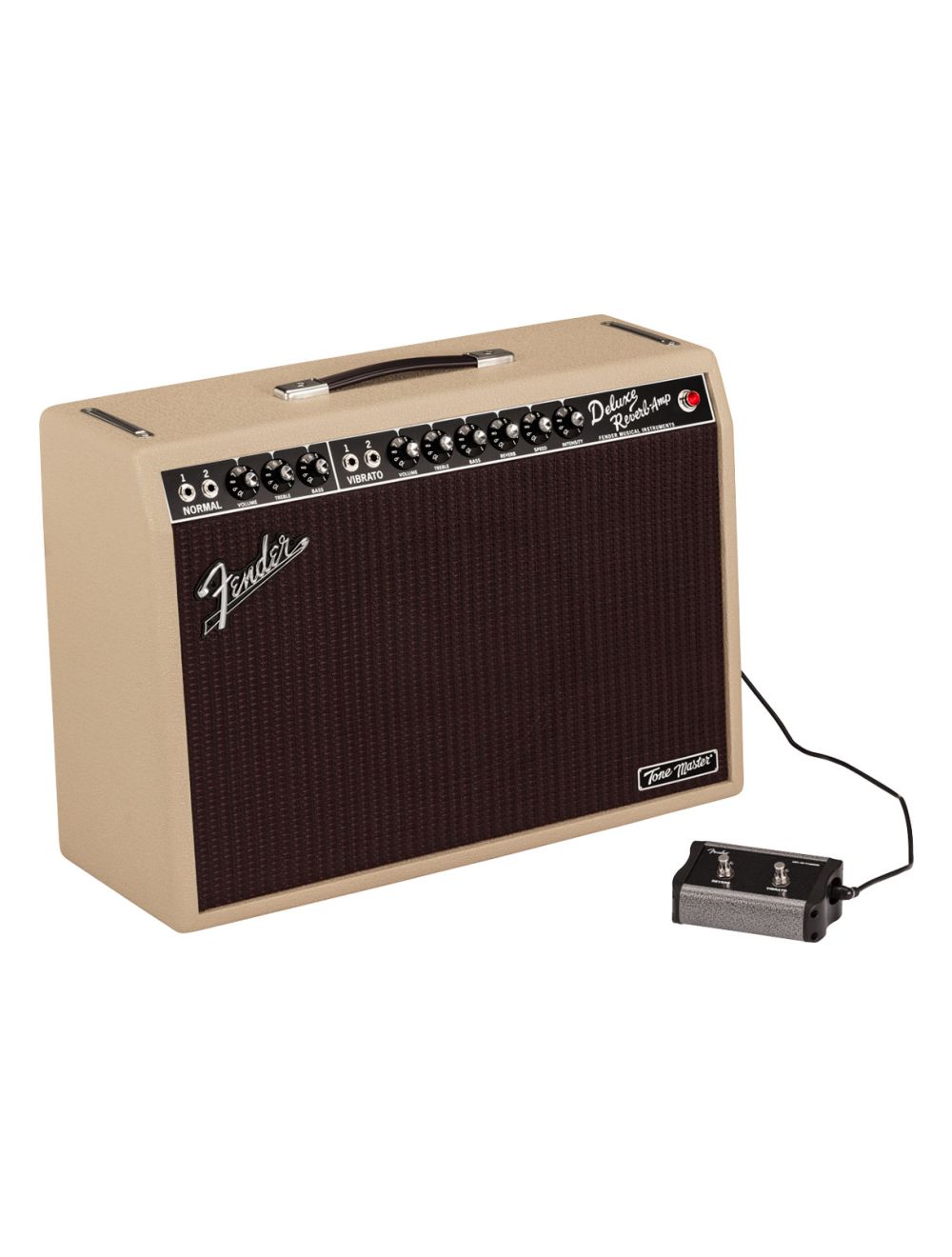 Used Fender Tone Master Deluxe Reverb 100-Watt 1x12" Combo Amp - Blonde