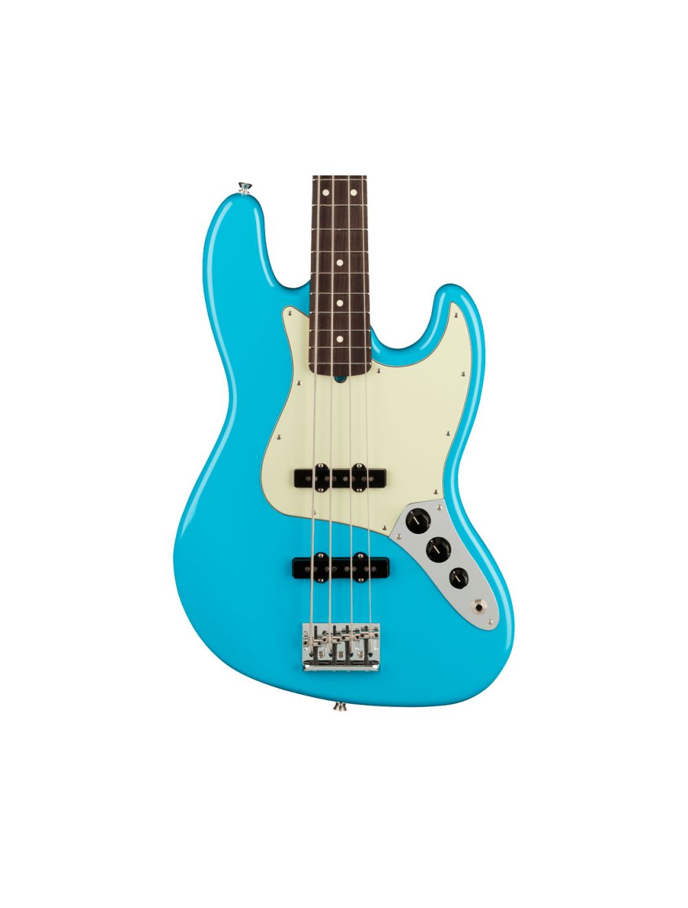 Fender American Professional II Jazz Bass - Miami Blue w/ Rosewood FB