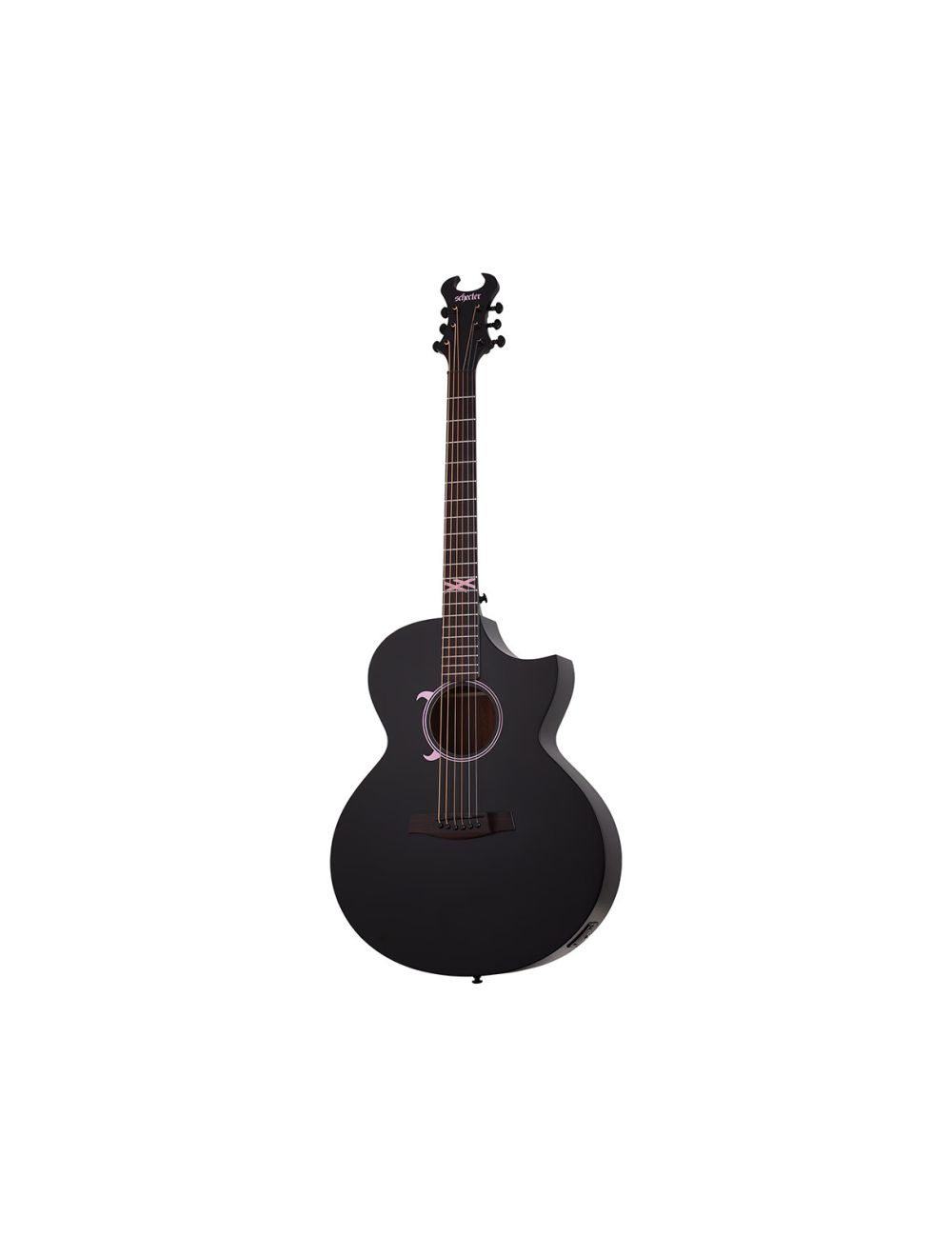 Schecter Machine Gun Kelly Signature Acoustic Guitar Satin Black
