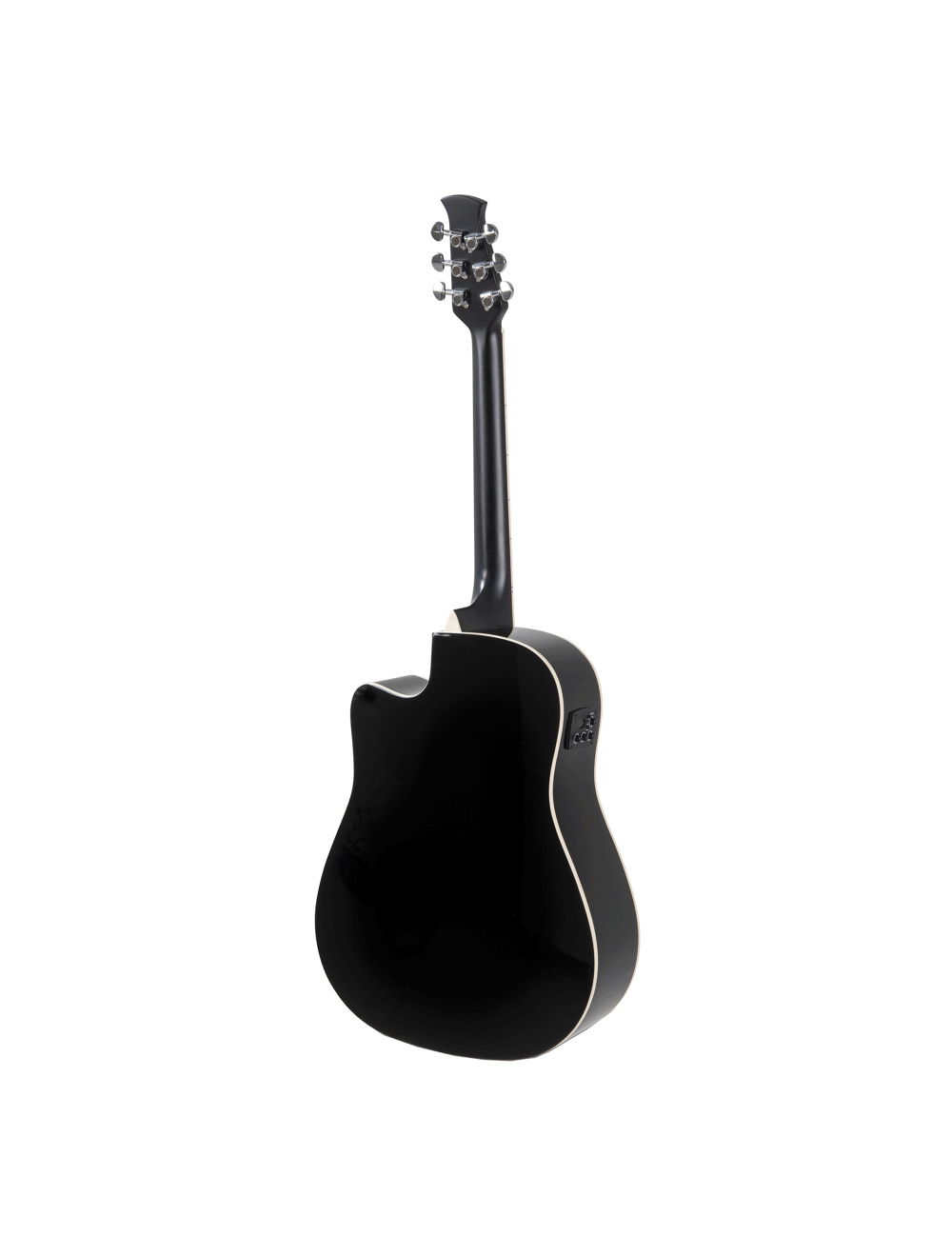 Ovation Applause AED96-5HG Classic Dreadnought A/E Guitar - Black Gloss Open Box