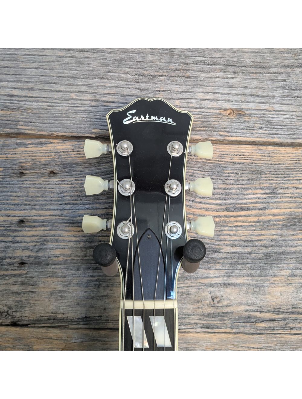 Used Eastman T846 Semi-Hollowbody Guitar - Black w/Upgrades & Case