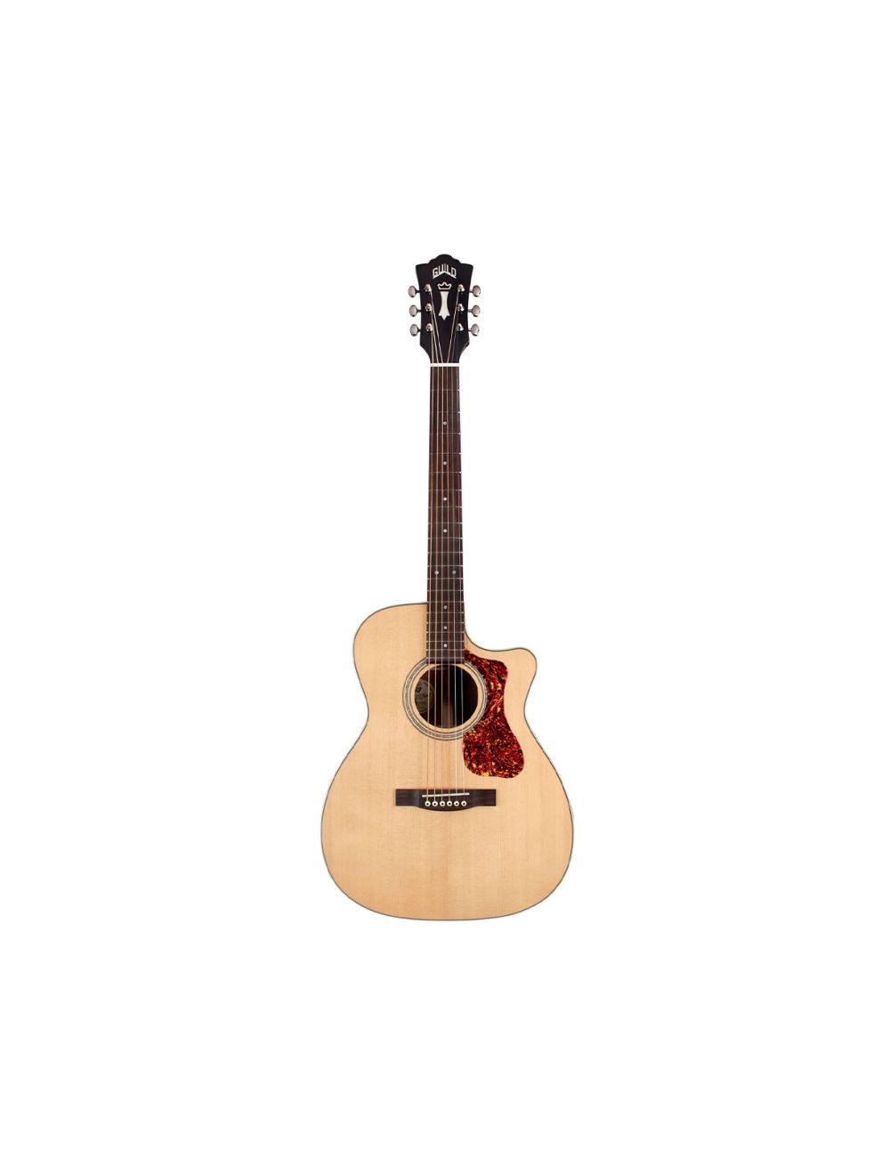 Guild OM-150CE Orchestra Cutaway Acoustic/Electric Guitar - Natural - Open Box