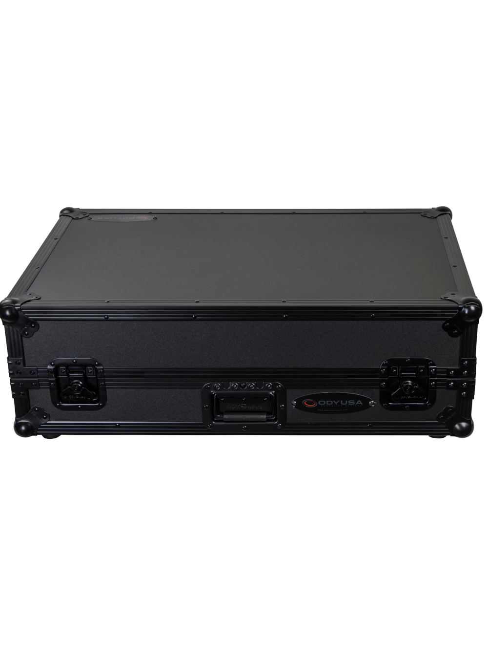 Odyssey FZGSDDJGRV6W1BL All Balck AlphaTheta DDJ-GRV6 Glide Style Flight Case with 1U Rack