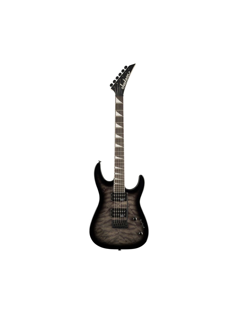 Used Jackson JS Series Dinky JS20 DKQ 2PT Electric Guitar - Trans Black