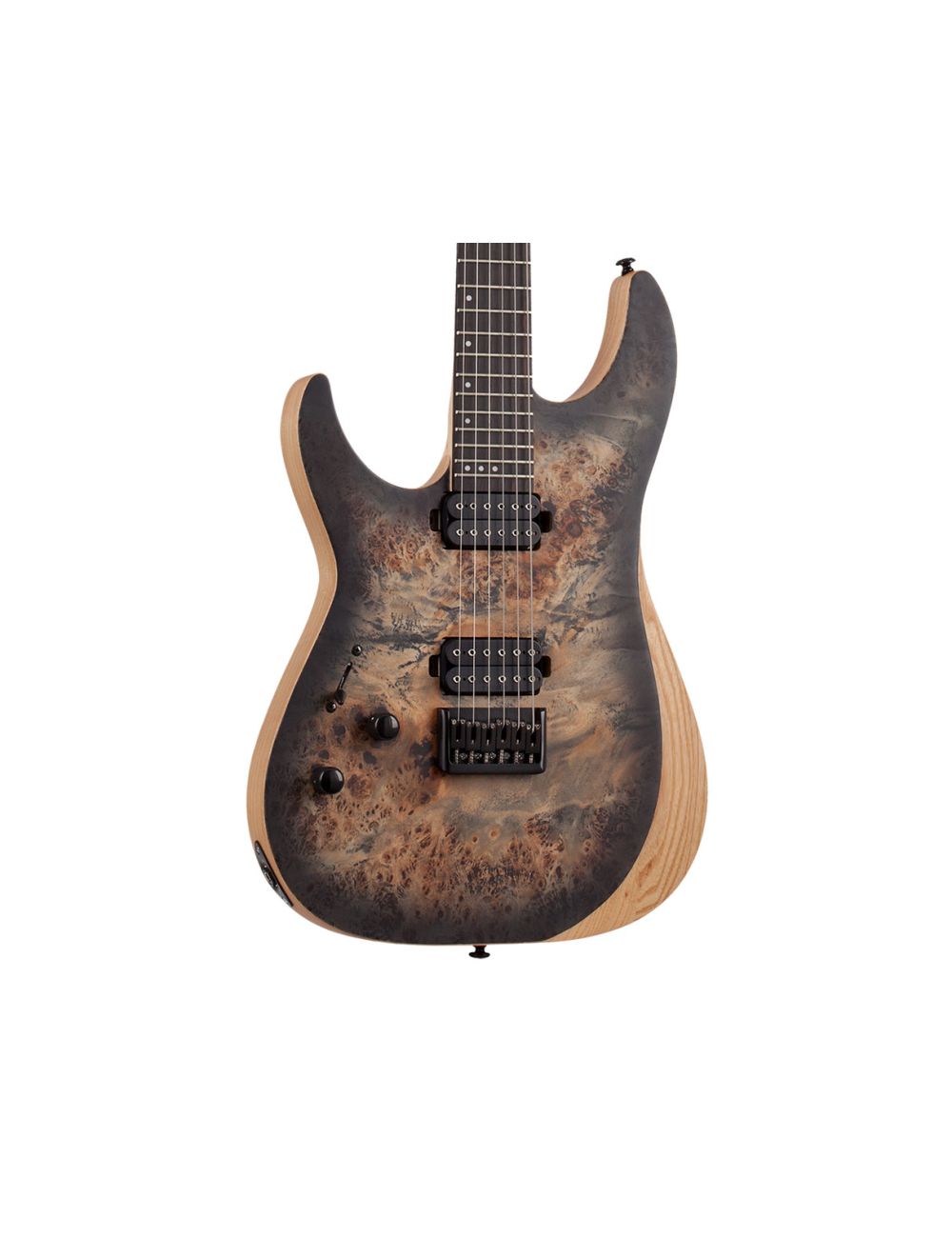 Schecter Reaper-6 FR Left Handed Guitar - Satin Charcoal Burst