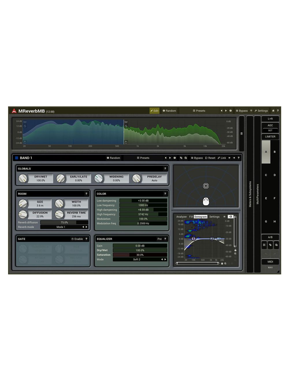 Melda MReverbMB 6 Bands to Create Unbelievable Effects