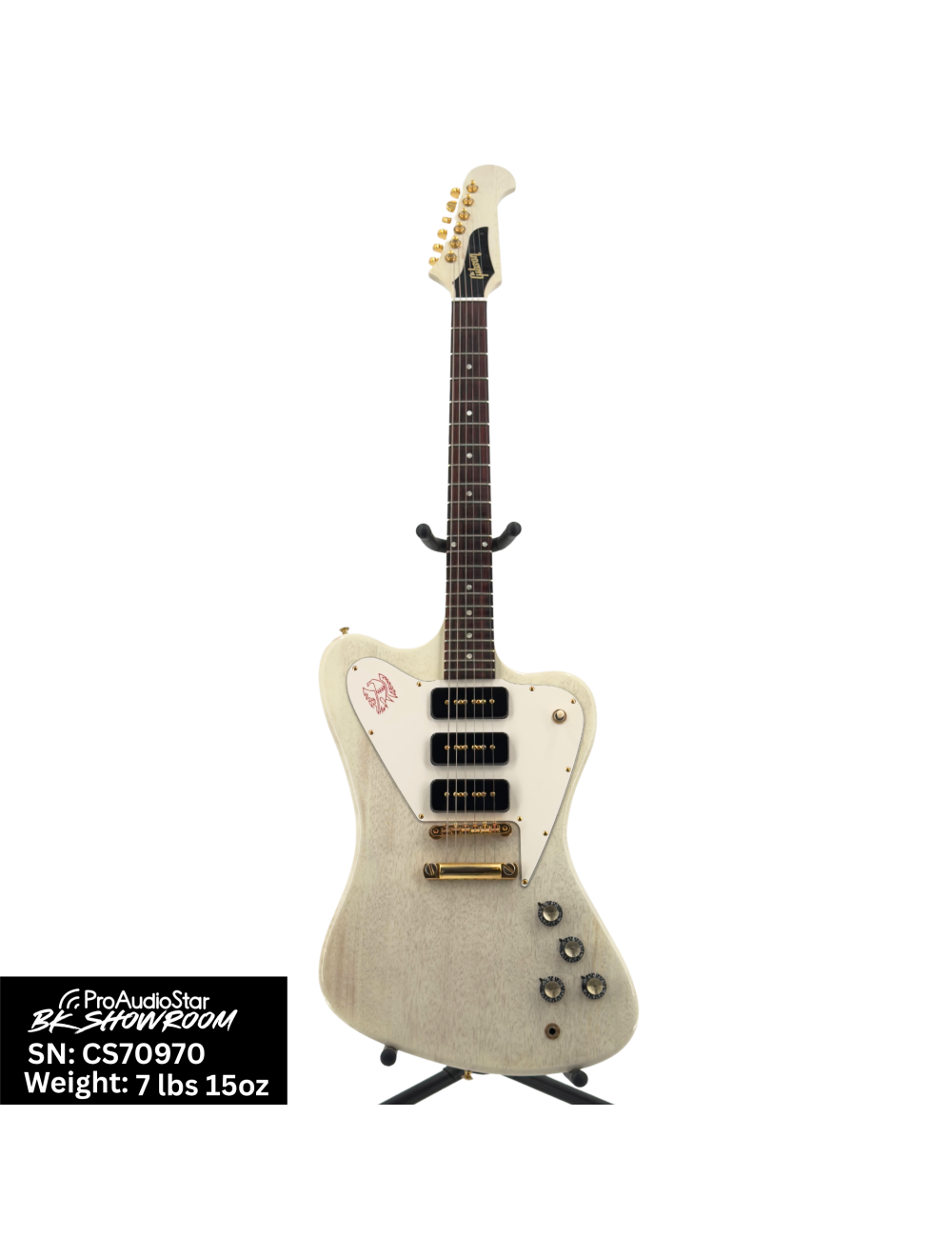 Used Gibson 2007 Custom Shop Non Reverse Firebird TV White w/ OHSC