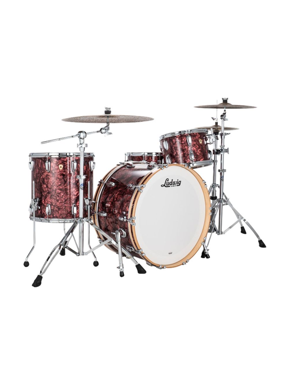 Ludwig 24" Classic Maple Pro Beat - Burgundy Pearl