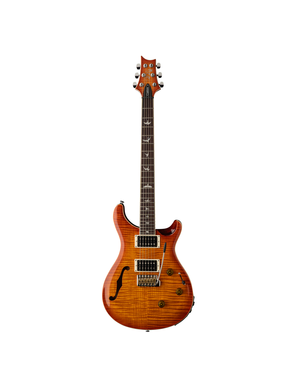 PRS SE Custom 24 Semi-Hollow Piezo Electric Guitar - Vintage Sunburst - Open Box