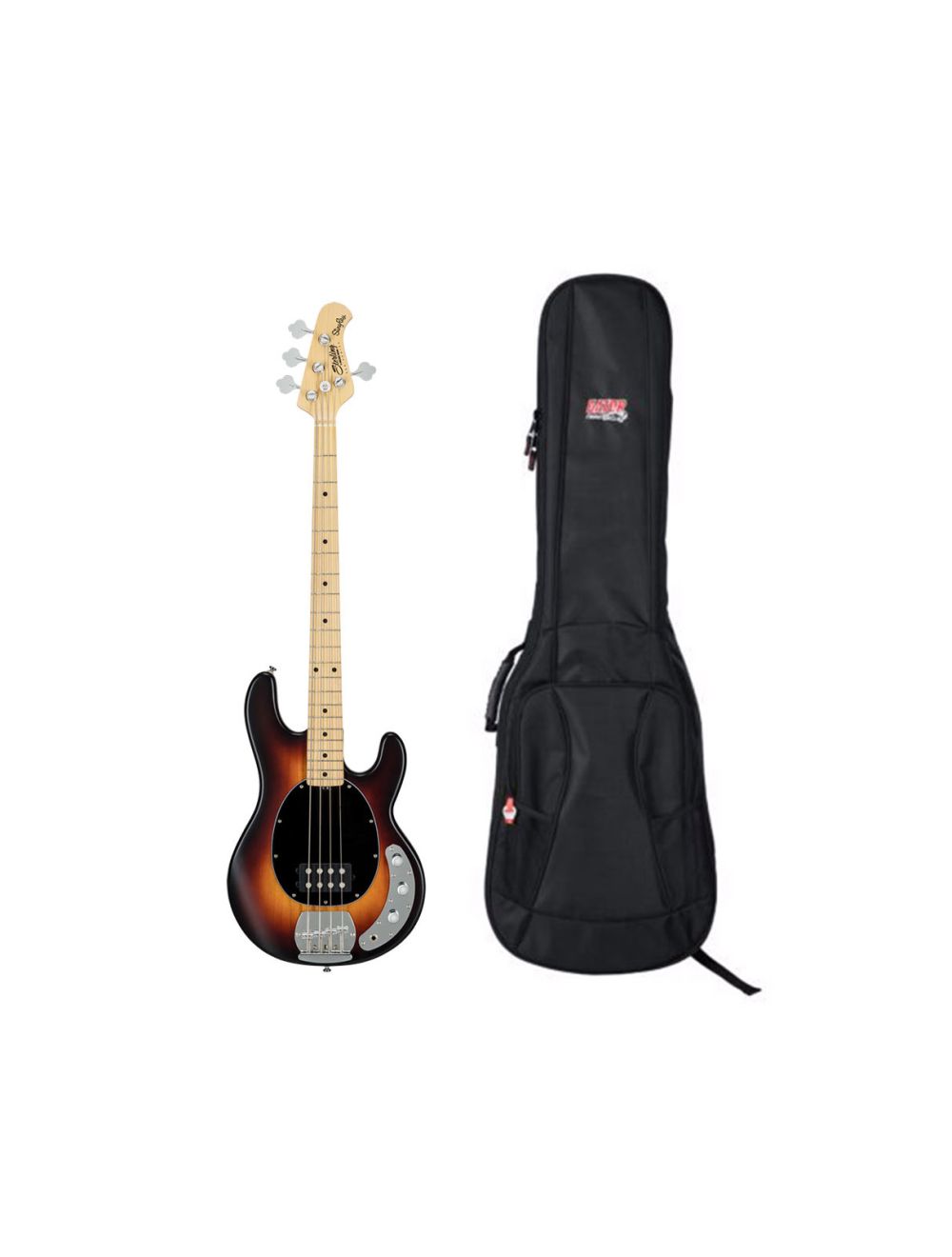 Sterling by Music Man StingRay Vintage Sunburst Satin + Gator Gig Bag