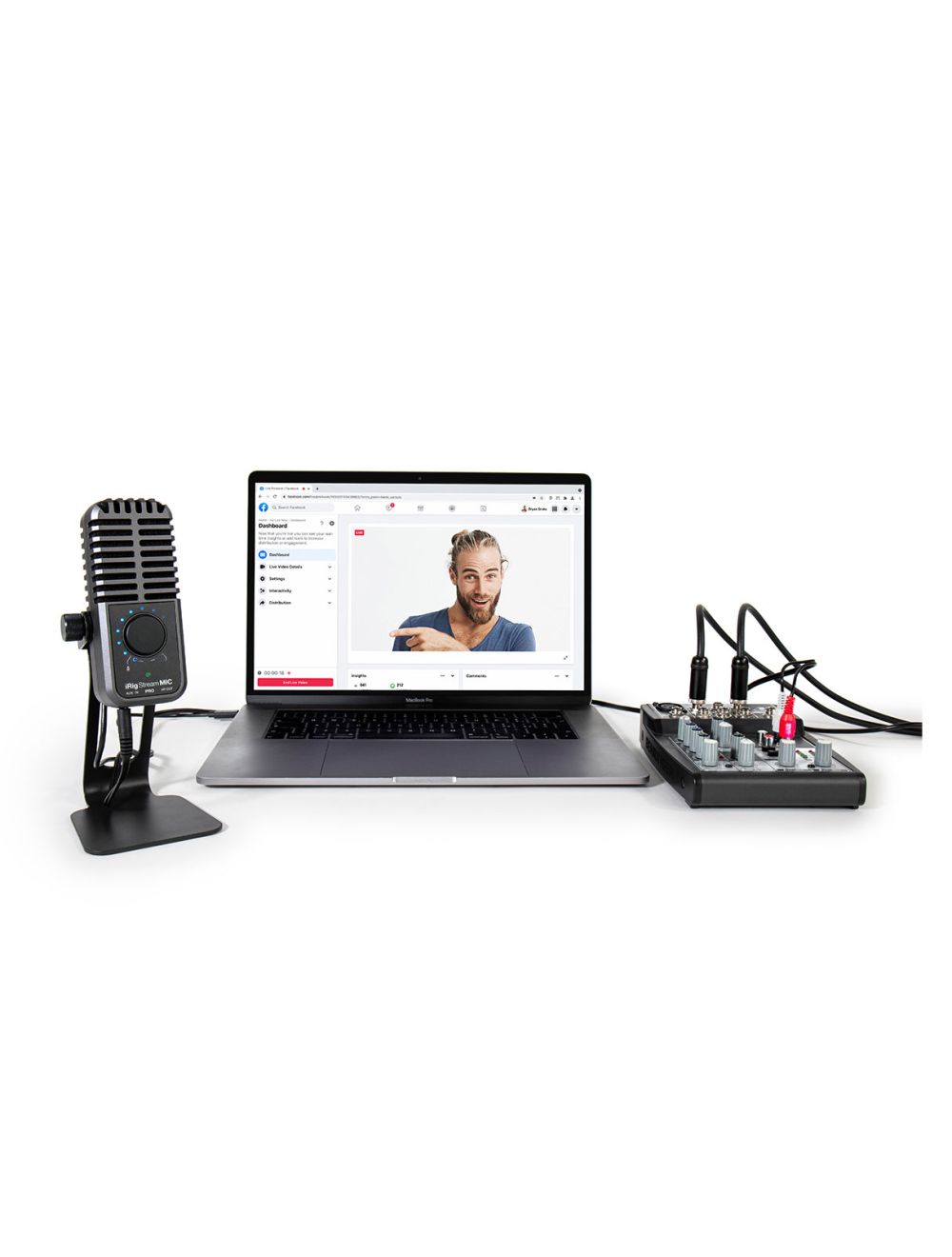 IK Multimedia iRig Stream Mic Pro Professional Streaming Mic/Interface