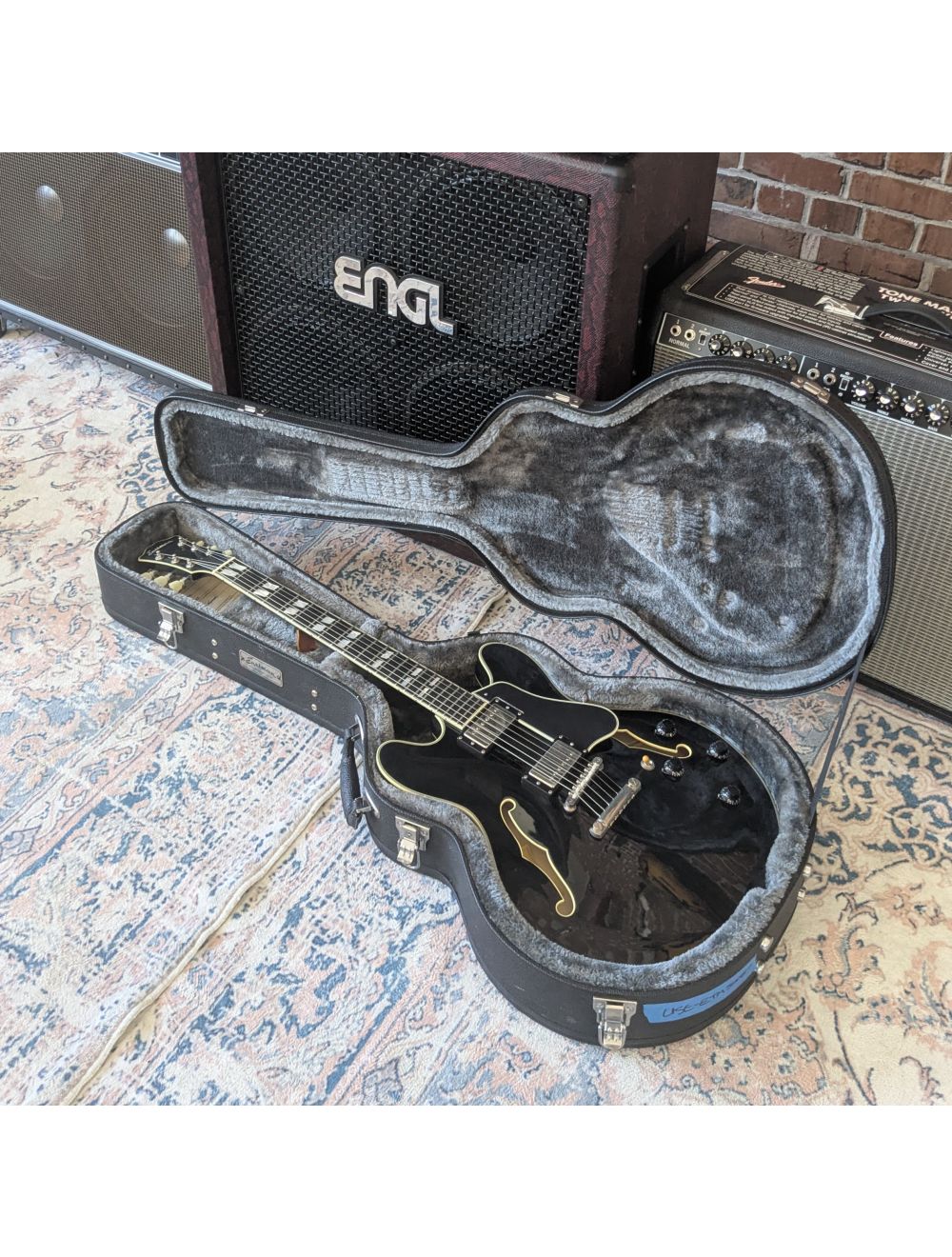 Used Eastman T846 Semi-Hollowbody Guitar - Black w/Upgrades & Case