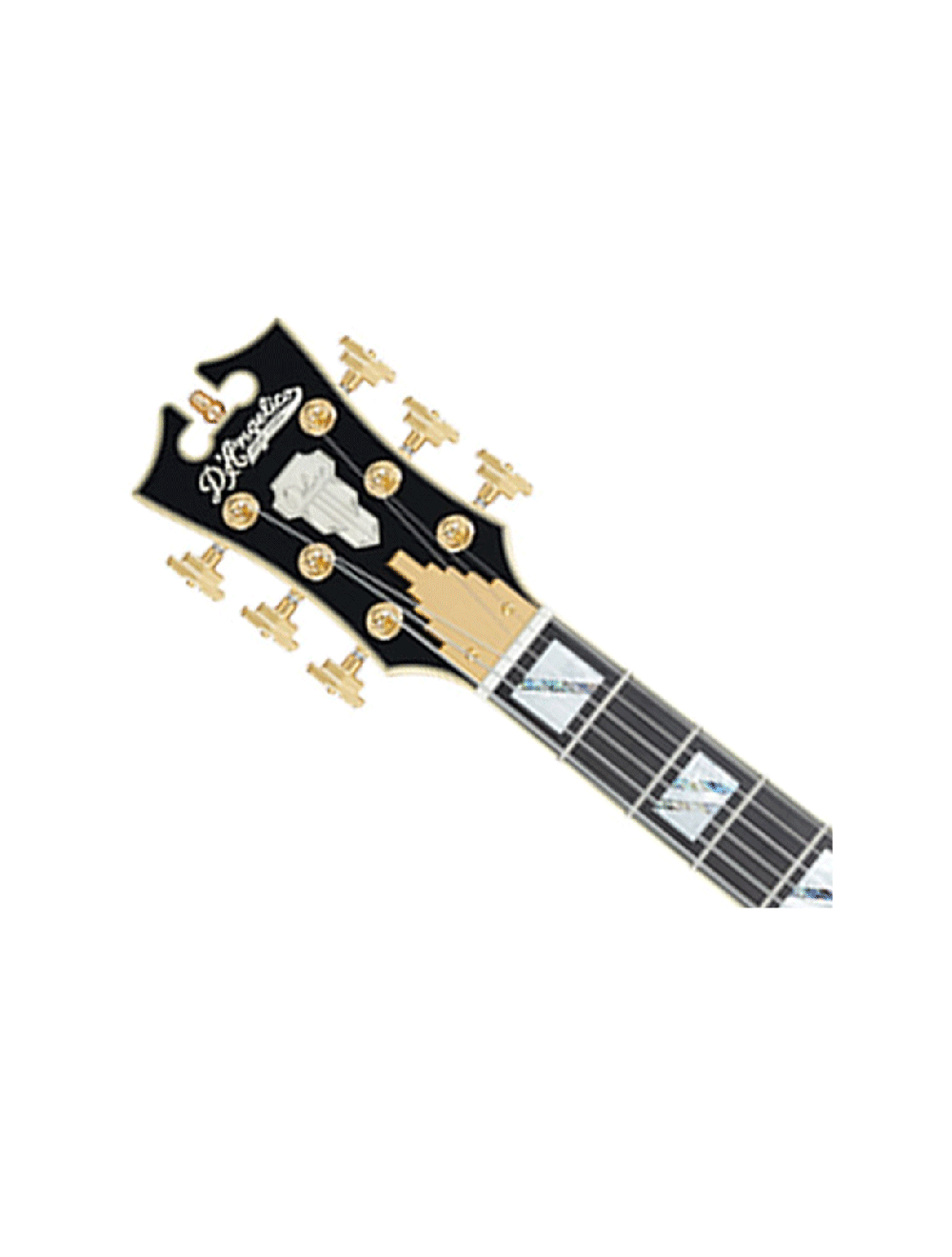 D'Angelico Deluxe Bedford SH Electric Guitar - Black