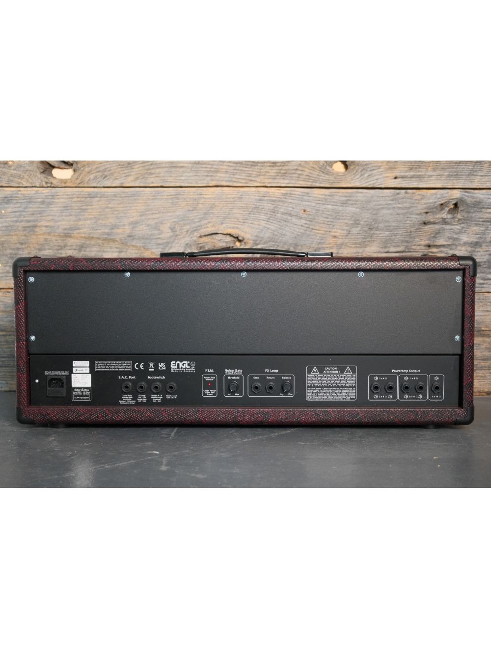 ENGL E651 Custom Shop Artist Edition 100 Amp Head - Red Snakeskin - Open Box