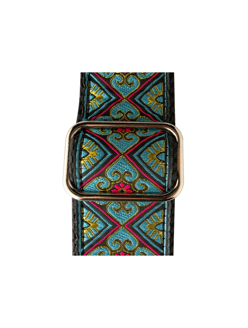 Open Box PRS 2" Retro Deluxe Jacquard Guitar Strap - Teal