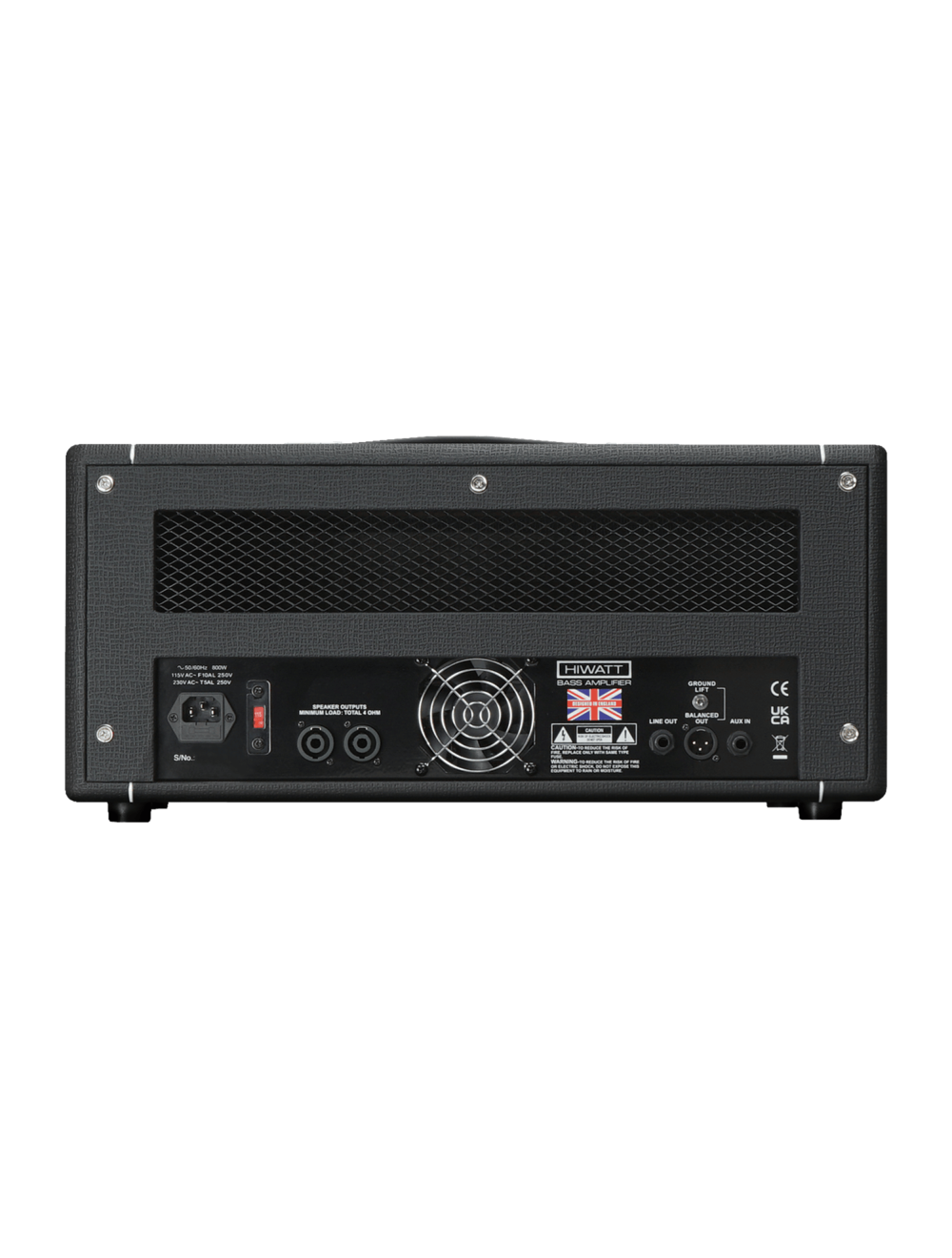 Hiwatt Bulldog 770 770-Watt Bass Amplifier Head - Black