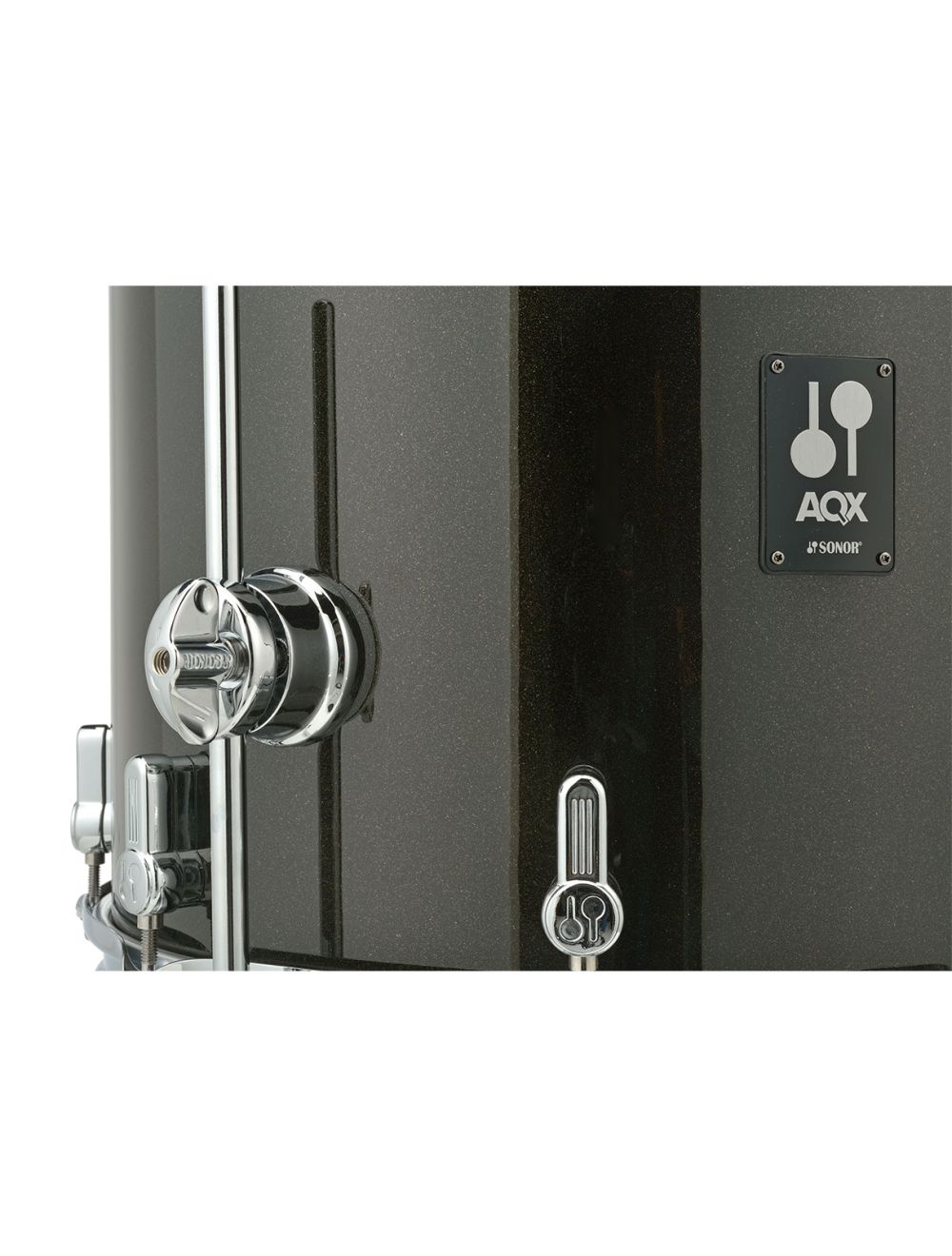 Sonor AQX Jazz 4-pc Shell Pack w/ 18" Kick - Black Midnight Sparkle