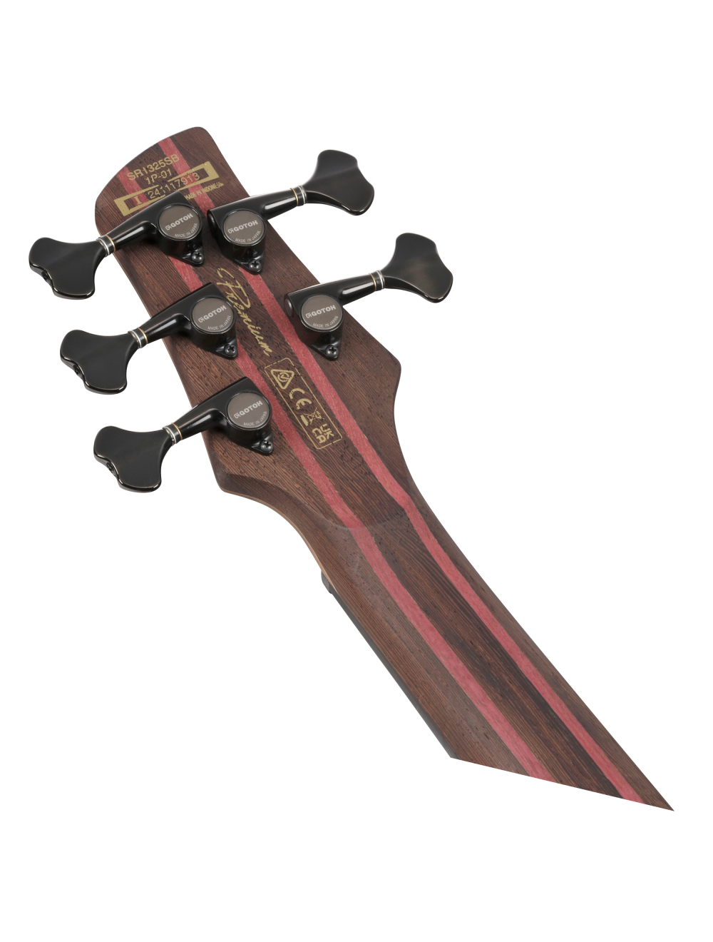 Used Ibanez SR1325SB SR Premium 5-String Bass Guitar - Icebreaker Wave Flat