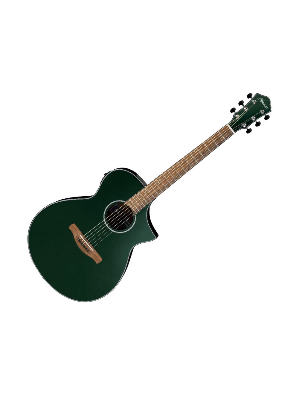 Ibanez green outlet acoustic guitar