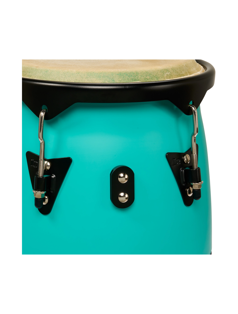 Latin Percussion 10"/11" Discovery II Conga Set w/ Aluminum Stand - Sea Foam