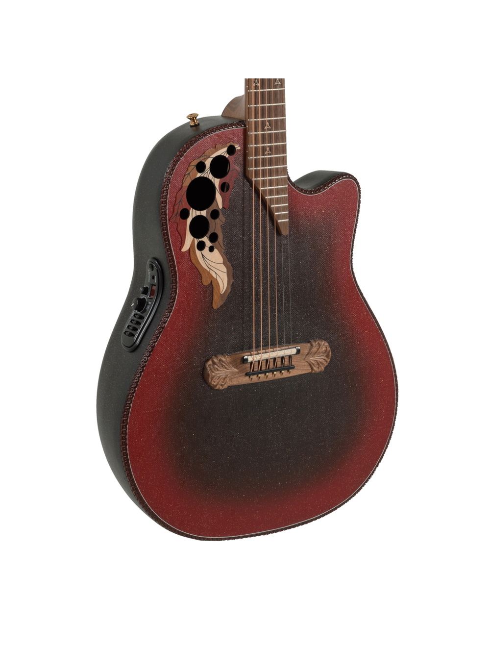 Ovation Adamas I 2087GT-2 A/E Guitar - Reverse Red Burst