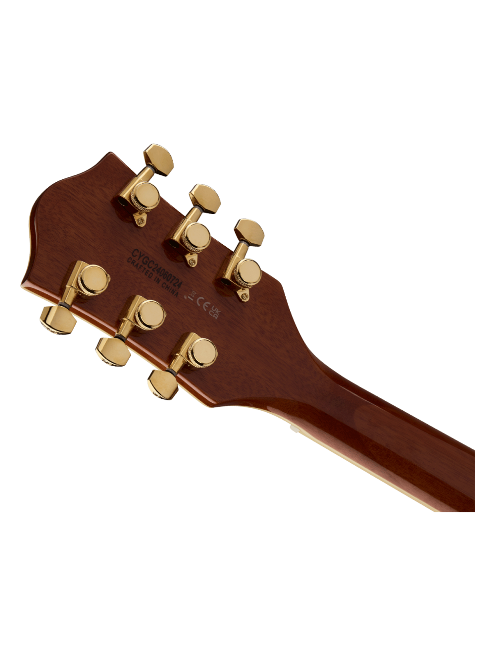 Used Gretsch Electromatic LTD Flame Okoume Broadkaster DC - Roundup Orange