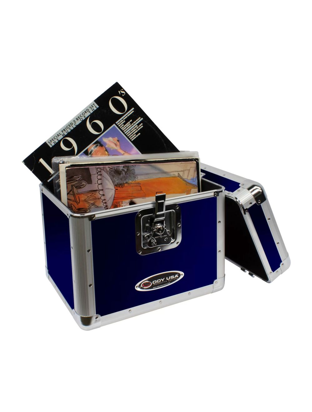 Odyssey KLP2BLU Vinyl Record Case (Blue)