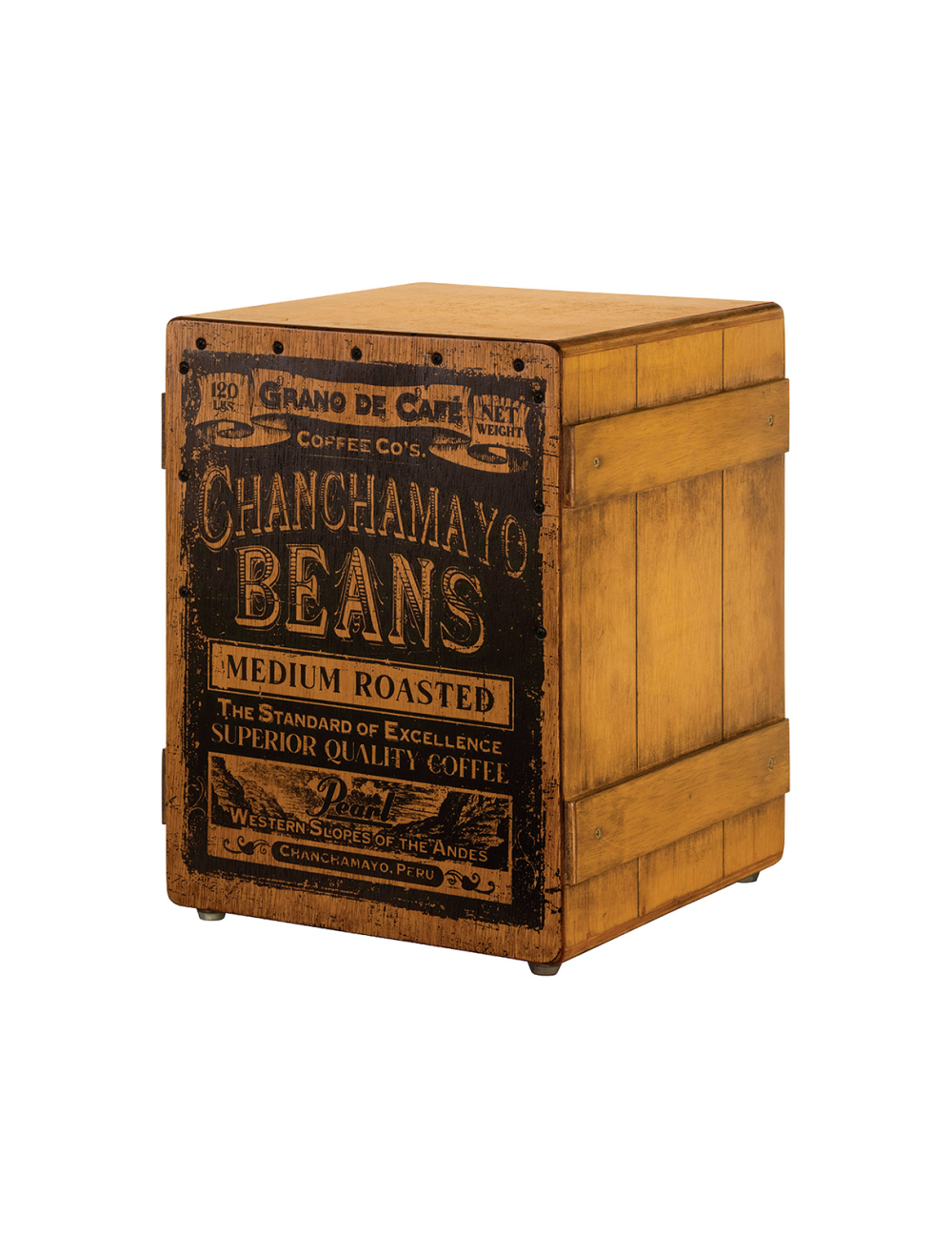 Pearl Primero Crate Style Cajon - Coffee Bean - Open Box