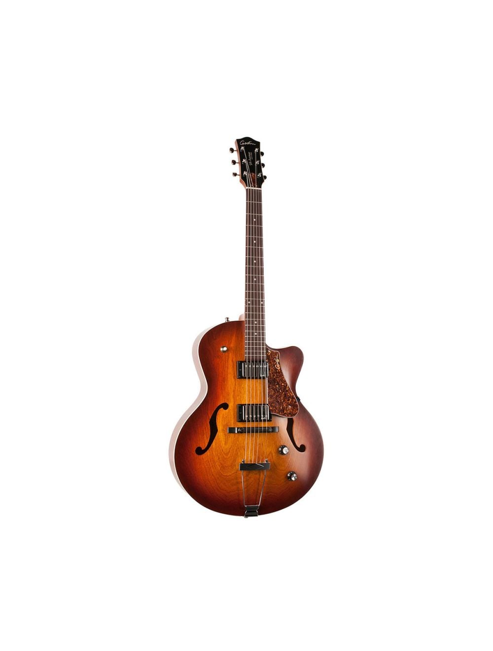 Godin 5th Avenue Kingpin Humbucker Hollowbody Guitar - Cognac Burst