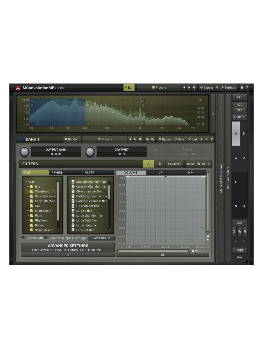 Melda MConvolutionMB Extremely Realistic Reverbs