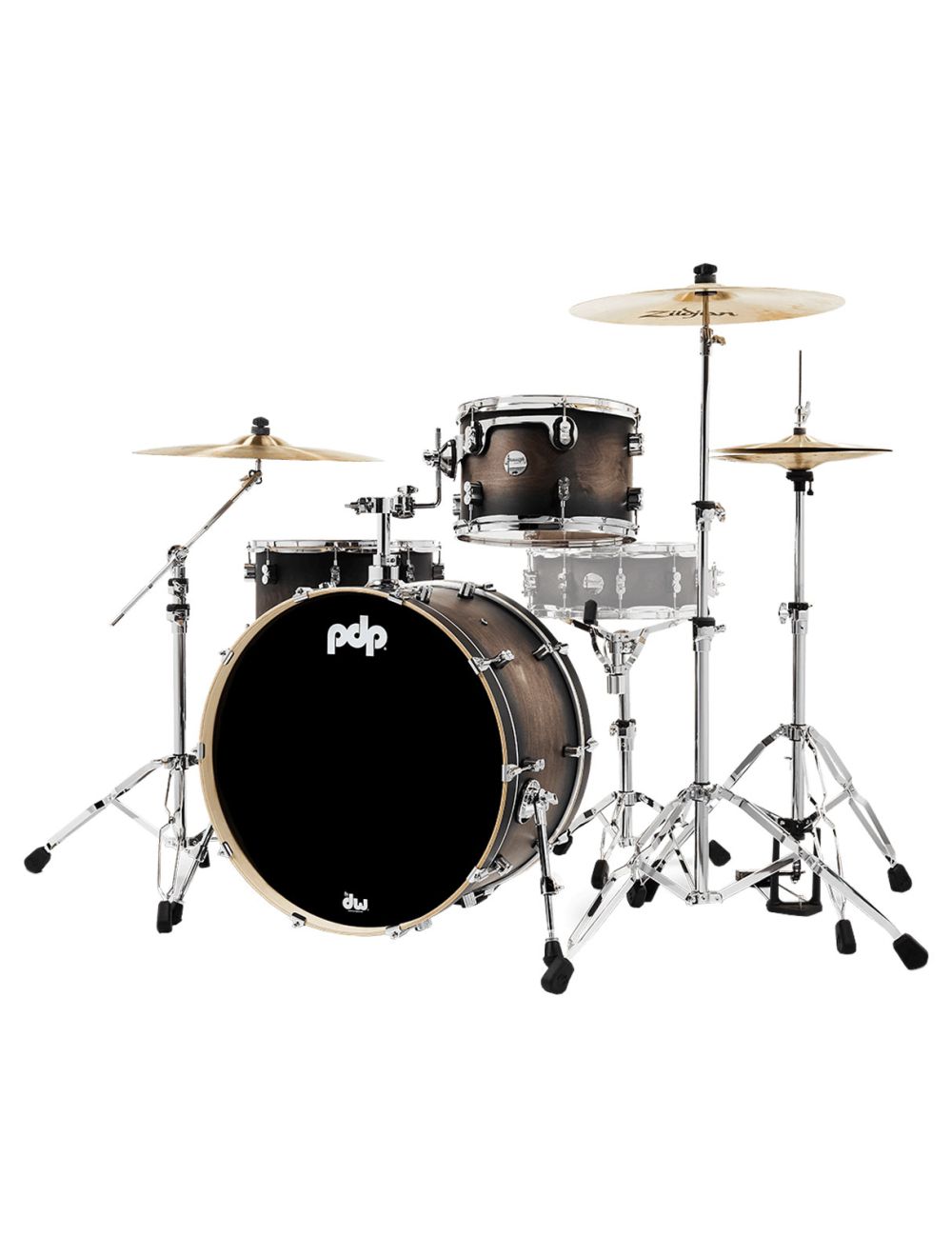 PDP Concept Maple 3-Piece Rock Shell Pack - Charcoal Burst