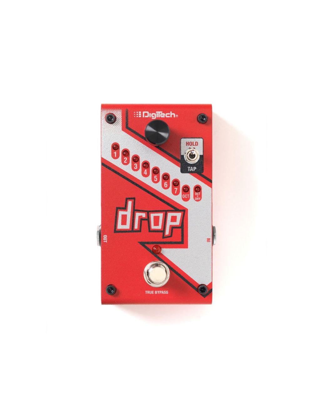 Digitech DROP Polyphonic Drop Tune + Gator 9V Power Combo & 3 Patch Cables