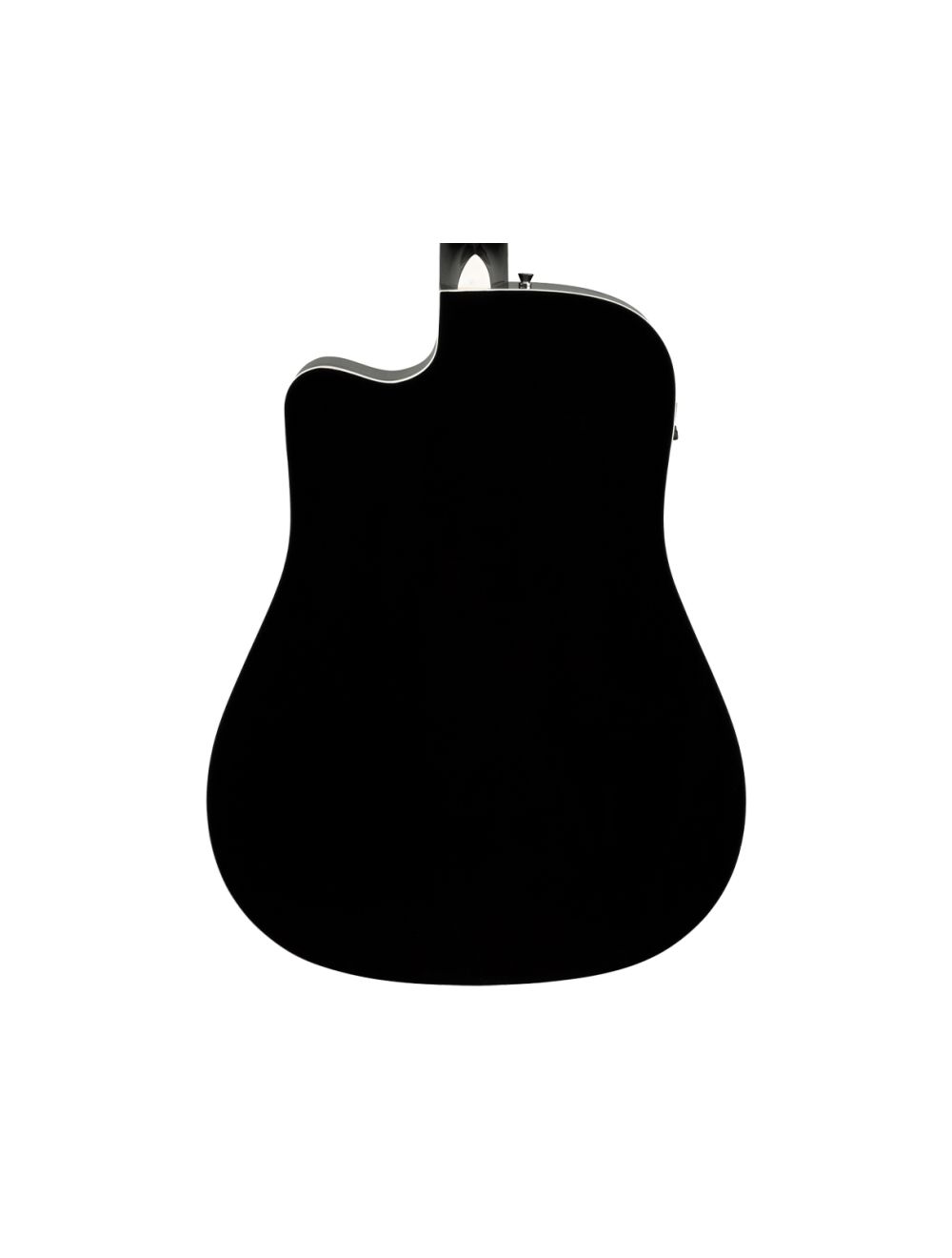 Fender FA-125CE Dreadnought A/E Guitar - Black w/ Walnut FB