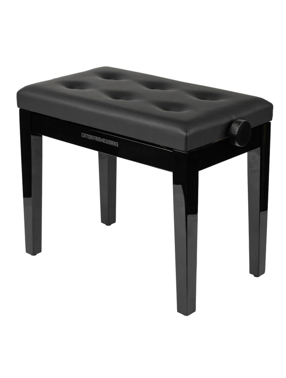 Gator Frameworks GFW-KEYBENCH-HABK Deluxe Piano Bench - Black
